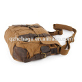 Waxed Canvas Laptop Bag Canvas Messenger Bag for Teens